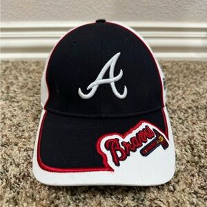 New Era Atlanta Braves Adjustable White Baseball Cap Hat
